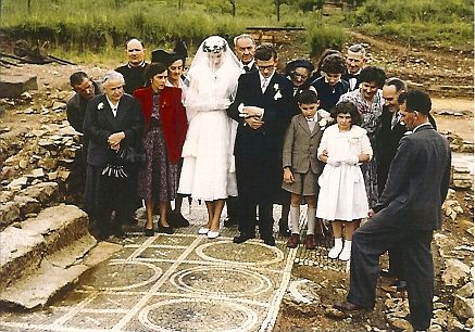 Die R&ouml;mer bringen Gl&uuml;ck: Frischverm&auml;hlte  in den Ruinen des Gutshofs von Munzach
